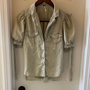 Free People Casual Button-Down Shirt